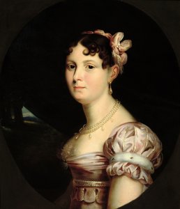 Portrett av Katarina av Würtemberg (1783-1835) dronning av Westfalen, ca. 1810